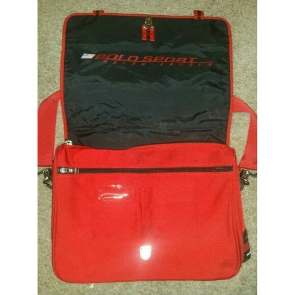 Vintage Polo Sport Ralph Lauren Canvas Messanger Bag - Picture 3 of 4